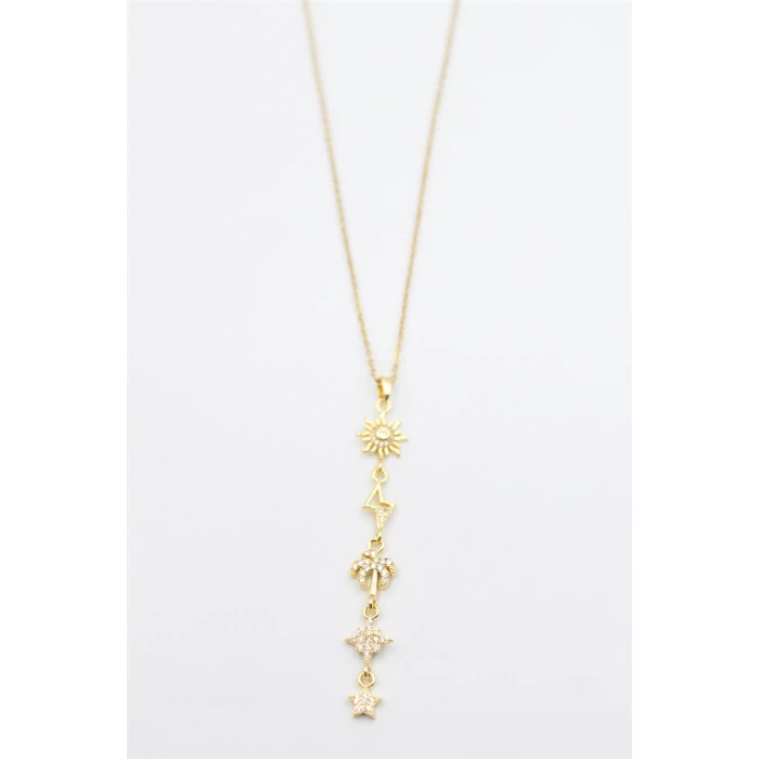 ieg™ Güneş Yıldız Kolye - Altın