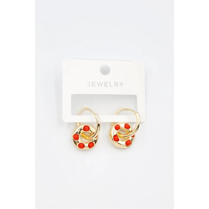 ieg™ Halka Küpe - Kırmızı