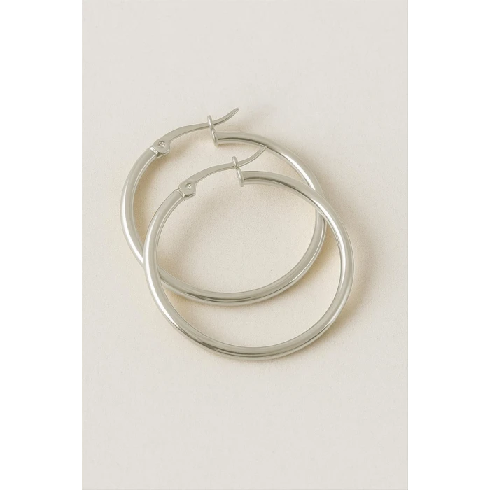 ieg™ Halka Lüks Çelik Küpe 4,5 cm