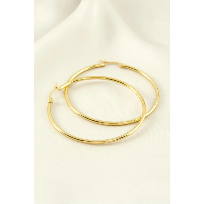 ieg™ Halka Lüks Çelik Küpe 5,5 cm