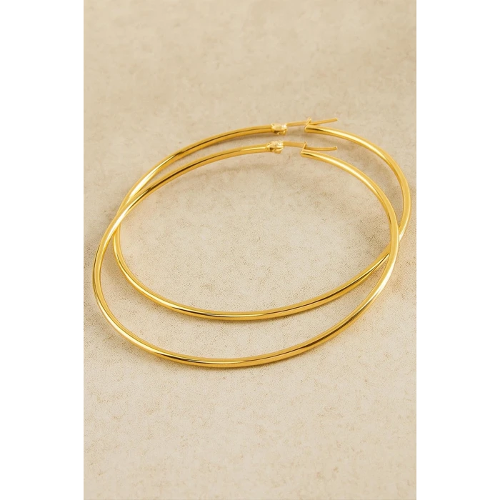 ieg™ Halka Lüks Çelik Küpe 7 cm