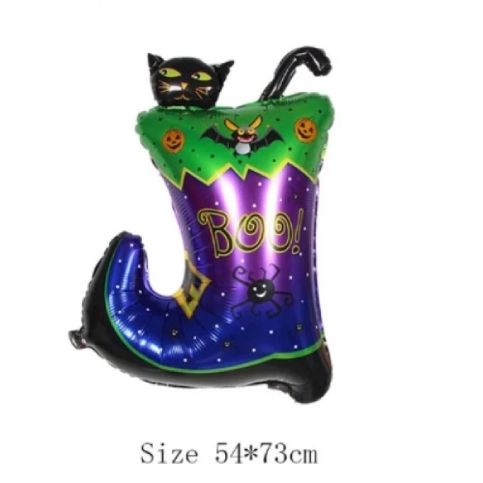 ieg™ Halloween Çizmeli Kara Kedi Folyo Balon