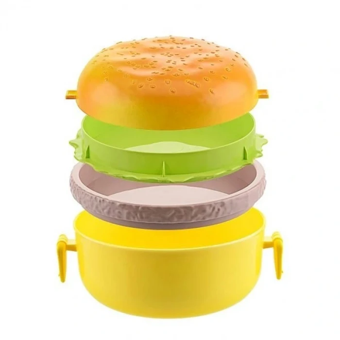 ieg™ Hamburger Tasarımlı Beslenme Kabı