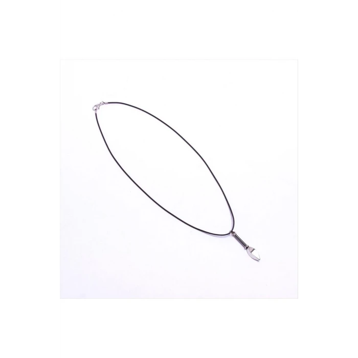 ieg™ Hançer Figürlü Vinlex Deri Kolye