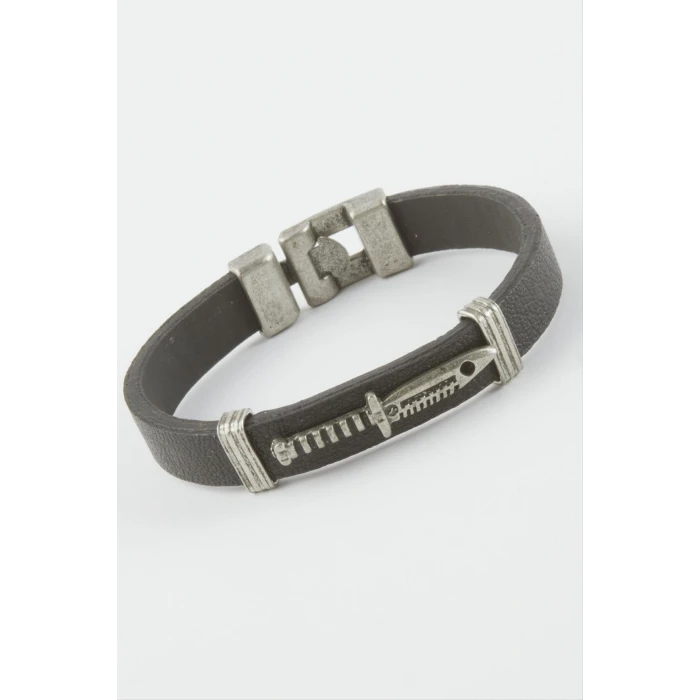 ieg™ Hançer Suni Deri Bileklik