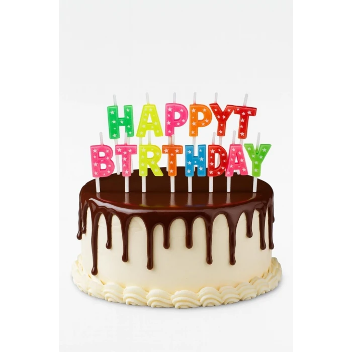 ieg™ Happy Birthday Renkli Mum