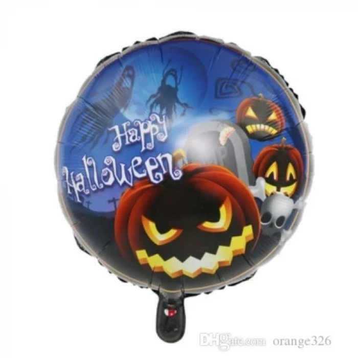 ieg™ Happy Halloween Balkabağı Folyo Balon 18 inç
