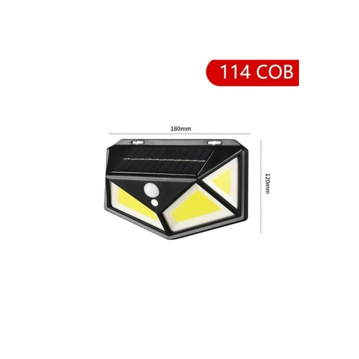 ieg™ Hareket Sensörlü Bahçe Lambası 114 Led 3 Mod