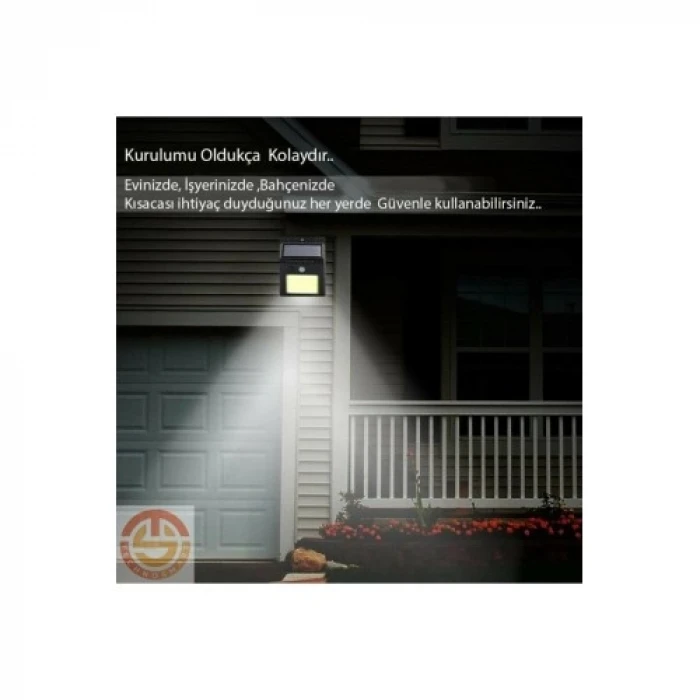 ieg ™ Hareket Sensörlü Solar 48 Led Bahçe Lambası