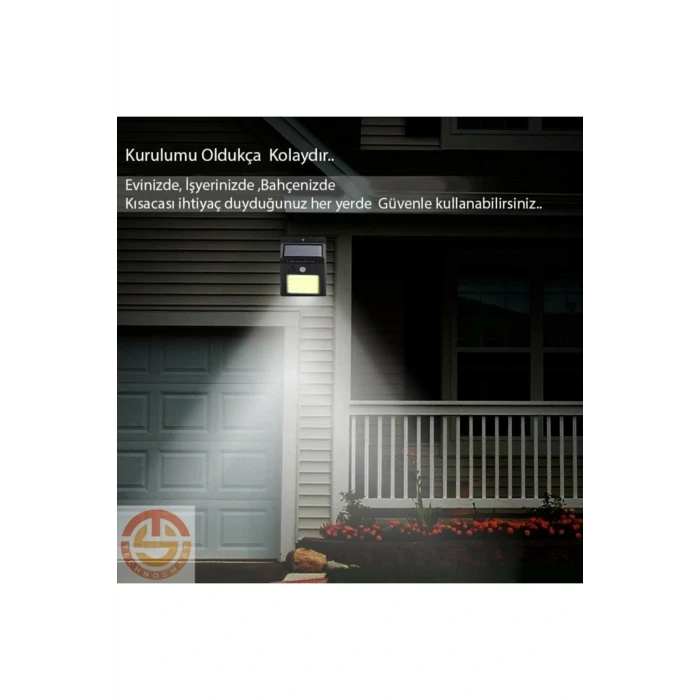 ieg™ Hareket Sensörlü Solar 48 Led Bahçe Lambası