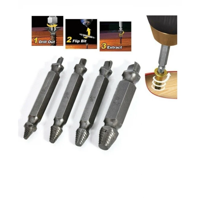 ieg™ Hasar Görmüş Vida Çıkarıcı 4 Farklı Uç