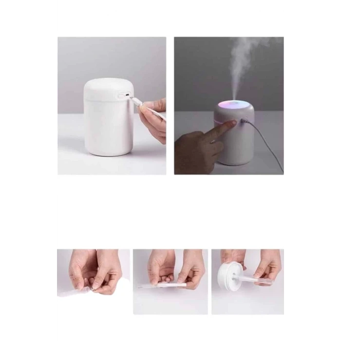 ieg™ Hava Nemlendirici Ultrasonik Mini Hava Temizleyici Aromaterapi