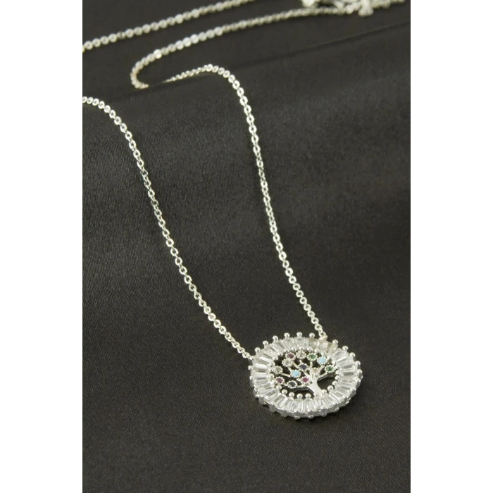ieg™ Hayat Ağacı Zirkon Taşlı Kolye