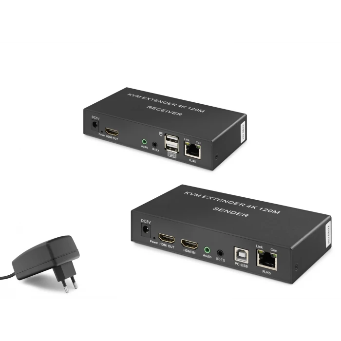 ieg™ Hdmi Kvm Extender 4K 120 M - Siyah HDX1306