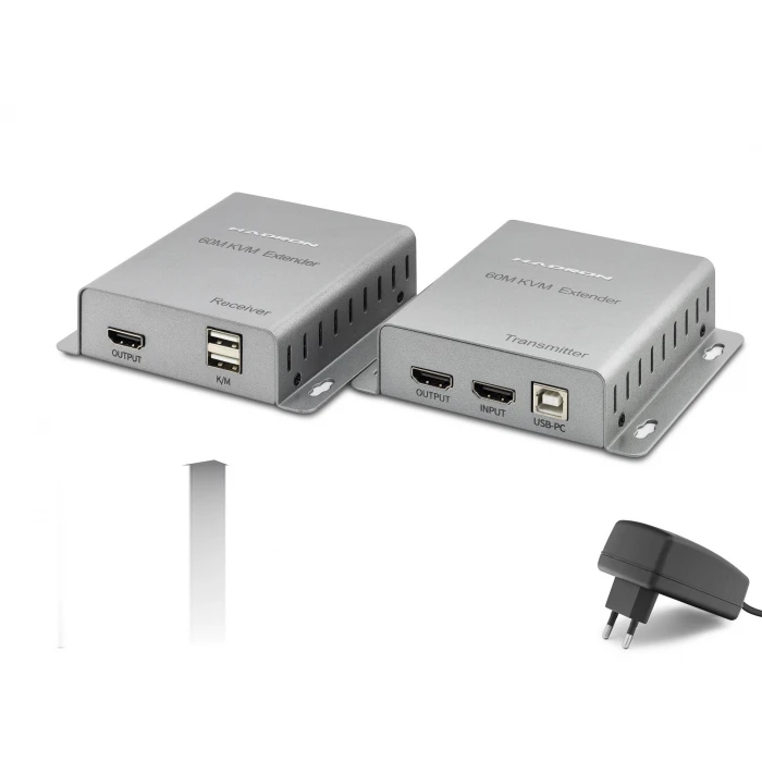 ieg™ Hdmi Kvm Extender 4K 60 M - Gümüş HDX1355