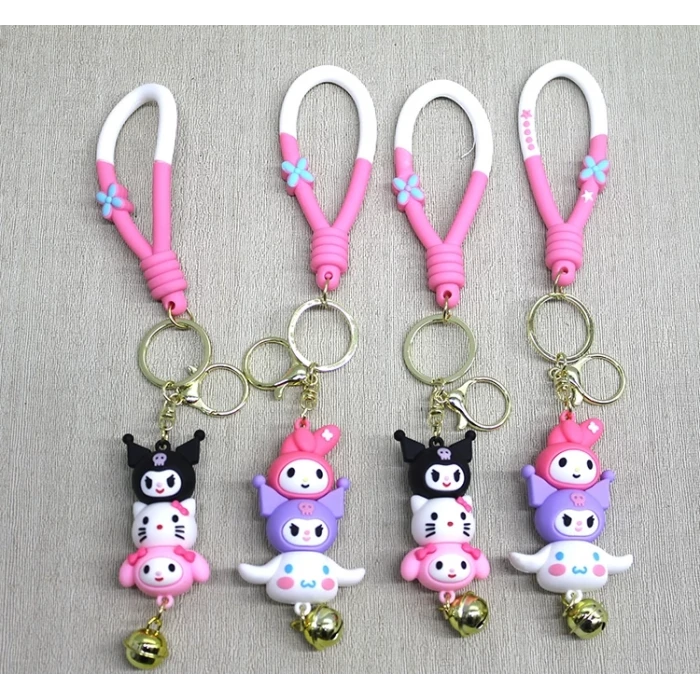 ieg™ Hello Kitty Ve Arkadaşları Silikon Anahtarlık