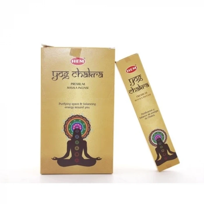 ieg™ Hem Yog Chakra Masala Aromalı Çubuk Tütsü