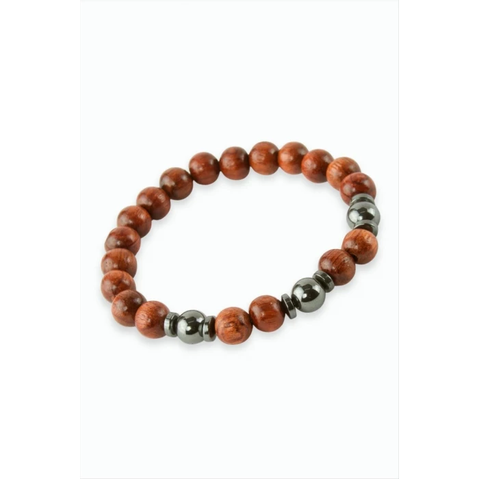 ieg™ Hematit Bambu Ahşap Bileklik 8 mm