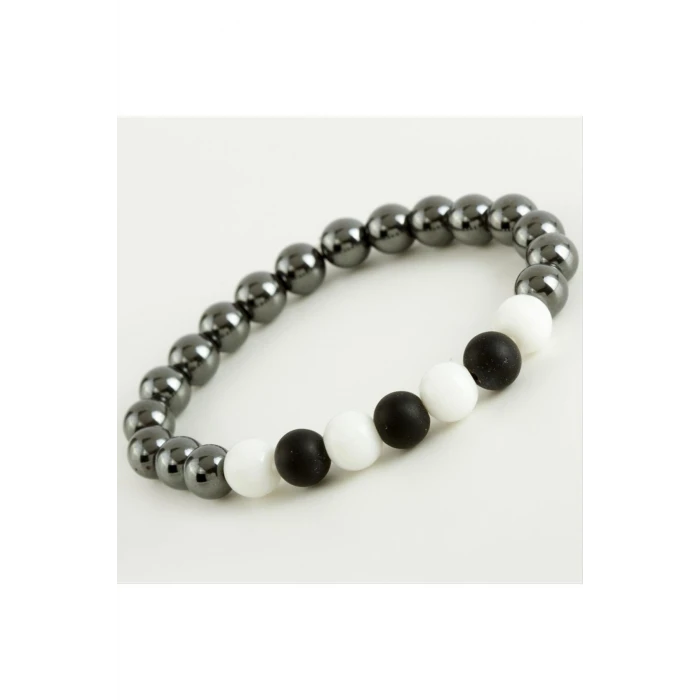 ieg™ Hematit& Mat Onix Doğaltaş Bileklik