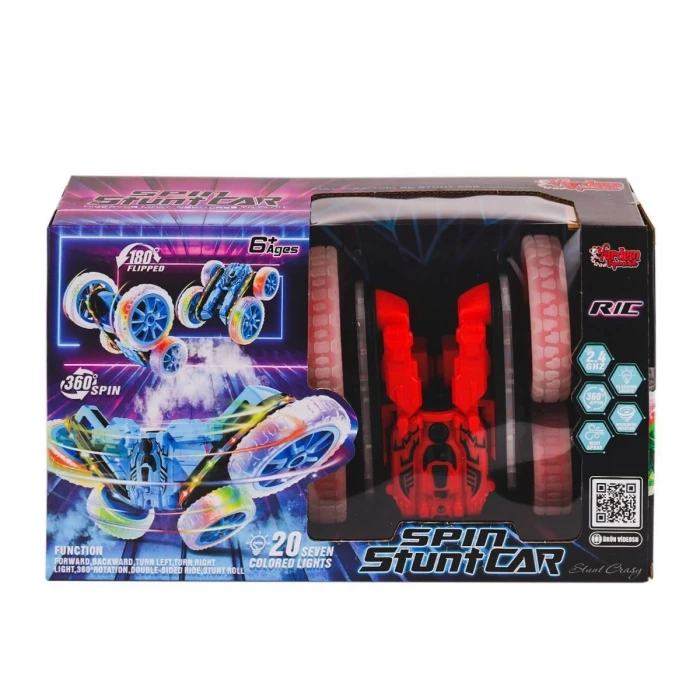 ieg™ HG-4-45 Kumandalı Işıklı Buharlı Stunt Spin Araba -Vardem Oyuncak