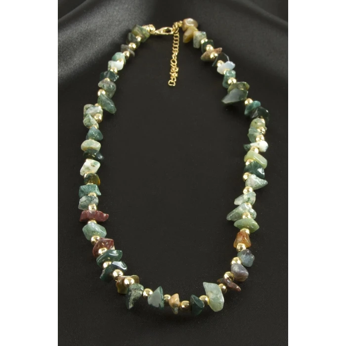 ieg™ Hint Akik Kırık Doğaltaş Kolye