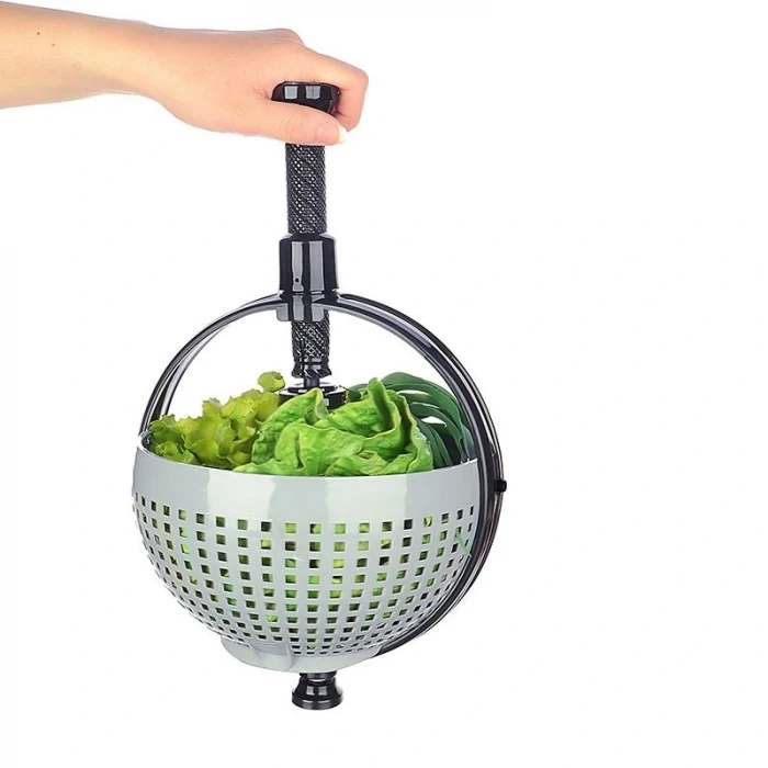 ieg™ Hızlı Salata Kurutucu Süzgeç- Dönerli Süzgeç Dev Boy