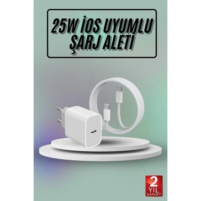 ieg™ Hızlı Şarj Güç Adaptörü Şarj Aleti İOS Uyumlu 15/Pro/Pro Max