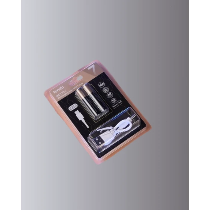 ieg™ Hızlı Şarj Teknolojili USB Şarjlı AAA Pil – 40 Dakikada Tam Şarj