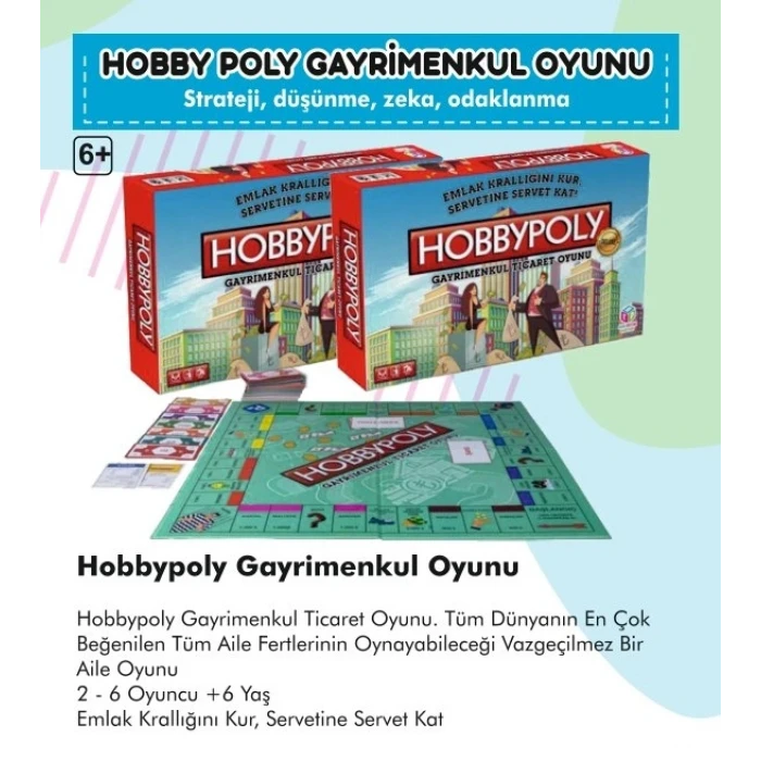 ieg™ Hobby Poly Gayrimenkul Emlak Ticareti Oyunu