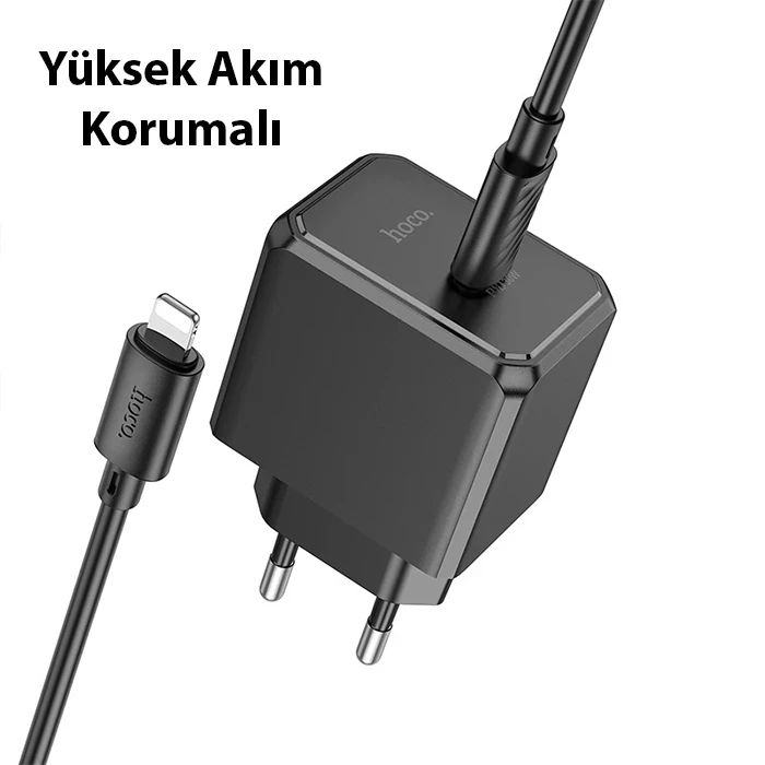ieg™ Hoco Cs15a 30w Type-c Şarj Aleti + Type-c To İphone Lightning Kablo Seti