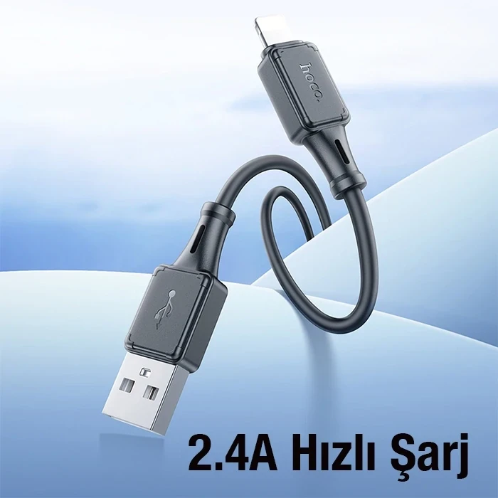 ieg™ Hoco X101 Usb To İphone Lightning 2.4a Hızlı Şarj Ve Data Kablosu