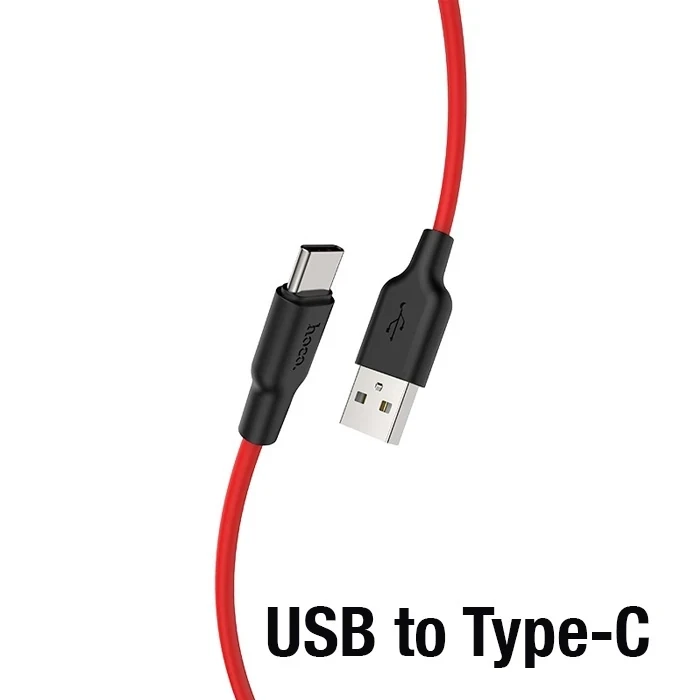 ieg™ Hoco X21 Plus Usb To Type-c 3a Silikon Hızlı Şarj Ve Data Kablosu