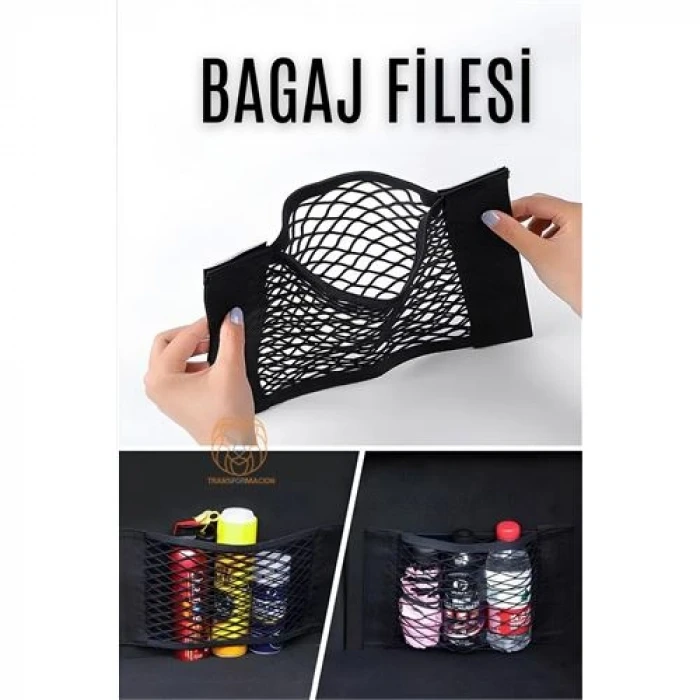 ieg™ Hsnet Oto Bagaj Filesi Cırtlı Ceplikli Bagaj Filesi