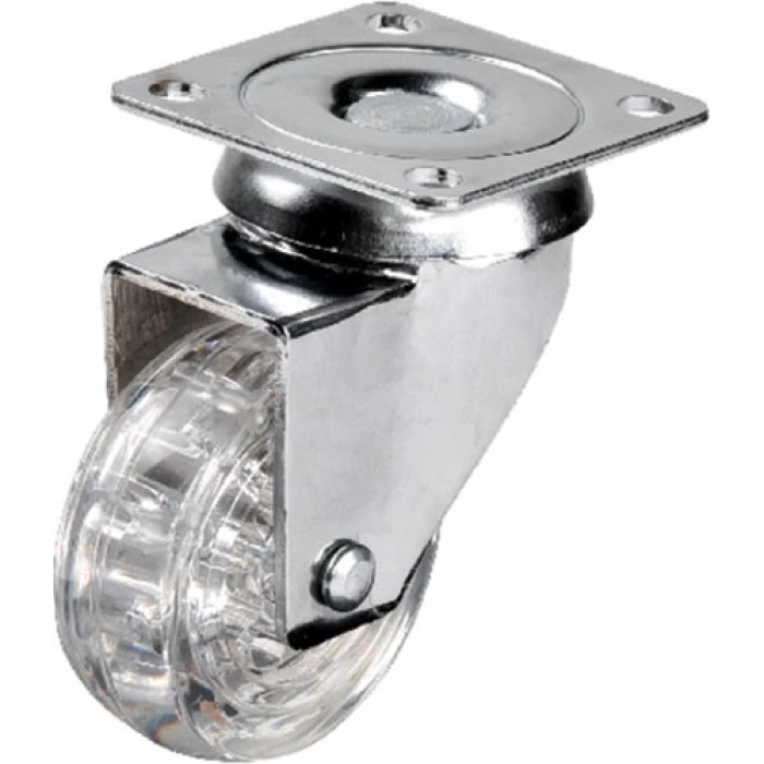 ieg™ Hts 301 - 50x20 mm Şeffaf Makaralı Tablalı Teker