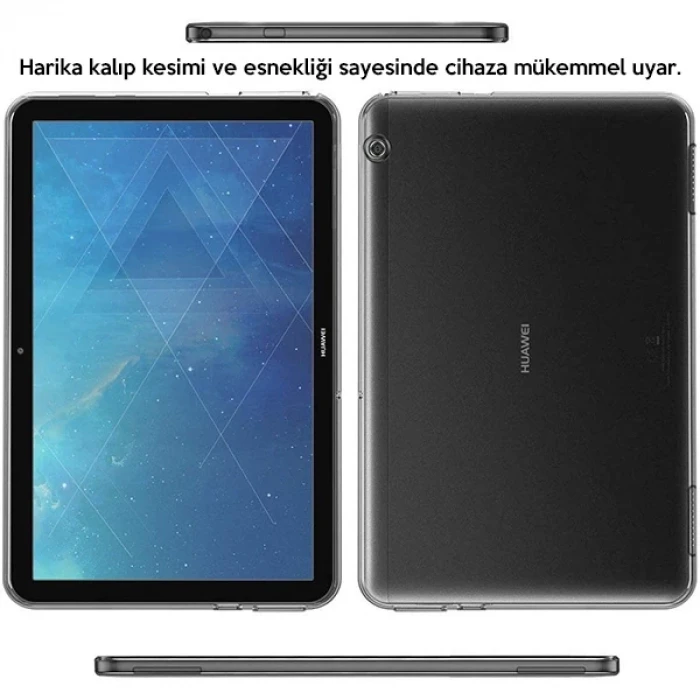 ieg™ Huawei Mediapad T510.1 Şeffaf Tpu Soft Silikon Kılıf