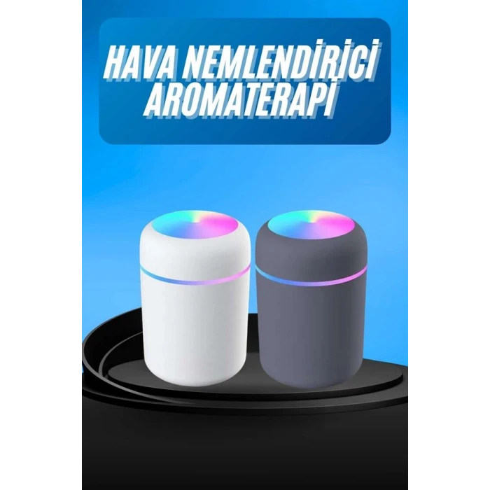 ieg™ Humidifier Led Işıklı Mini Ortam Oda Kokusu Aromaterapi Buhardanlık