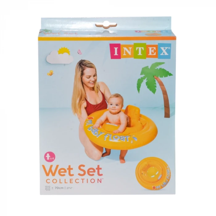 ieg™ IBF56585 İntex Sarı Baby Float 70 cm 6-12 Ay