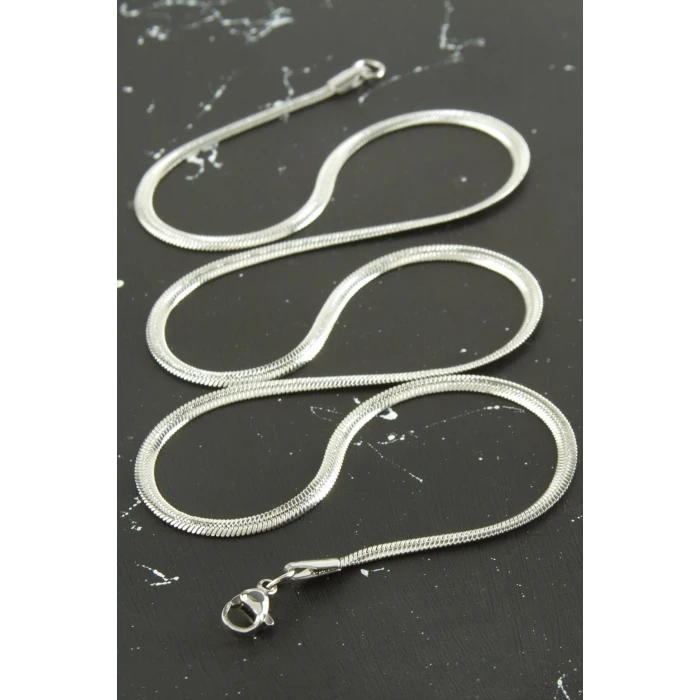 ieg™ İnce İtalyan Zincir Çelik Kolye 45 cm