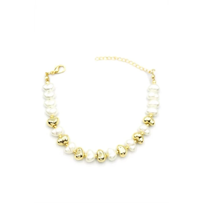 İEG® İnci Bileklik - Altın