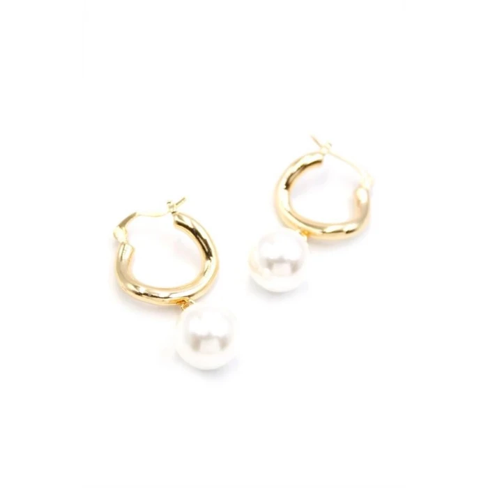 İEG İnci Küpe - Altın