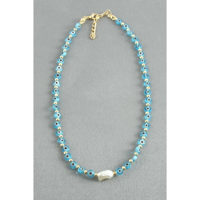 ieg™ İnci Nazar Boncuk Kolye