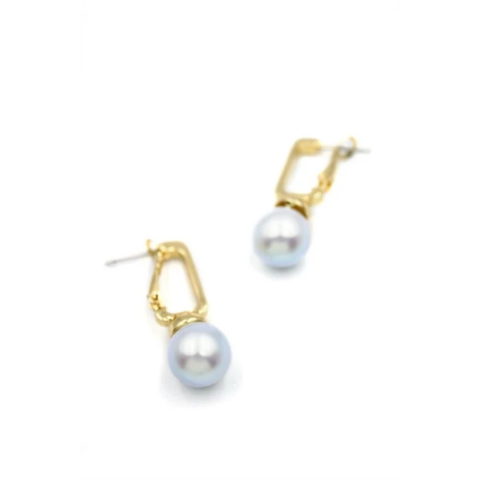 ieg™ İncili Küpe - Mavi