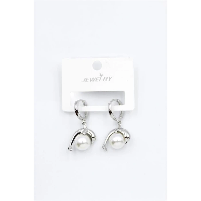 İEG İncili Yunus Küpe - Gümüş