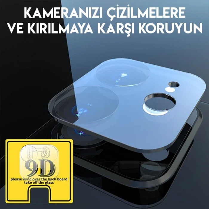 ieg™ İphone 11 6.1 Full Tempered Kamera Koruyucu Kırılmaz Cam