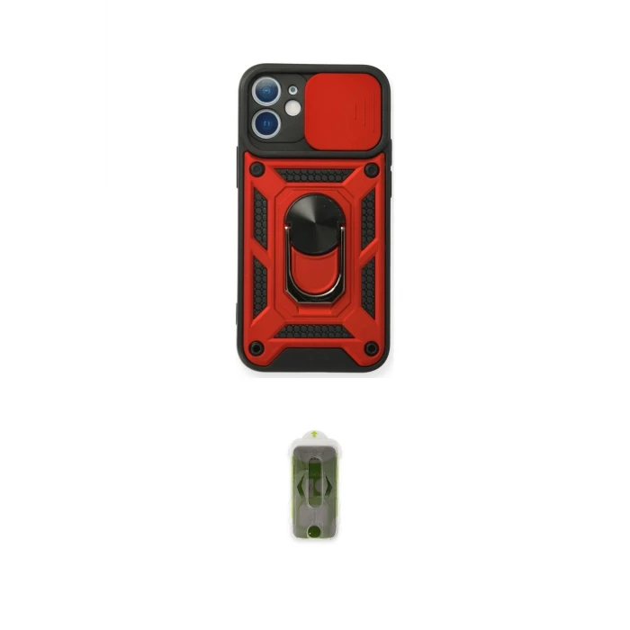ieg™ iPhone 11 Kılıf Ahenk Klasik - Siyah Joko Magic 5D Hayalet Cam