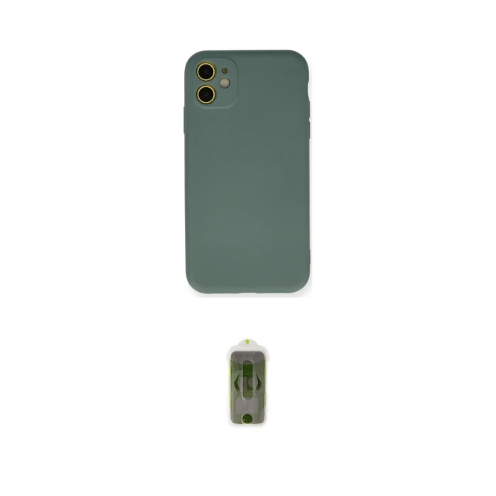 ieg™ iPhone 11 Kılıf Ahenk Serisi - Siyah Joko Magic 5D Hayalet Cam