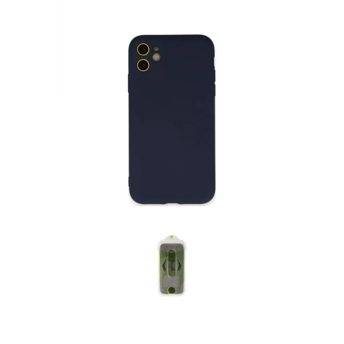 ieg™ iPhone 11 Kılıf Ahenk Serisi - Siyah Joko Magic 5D Hayalet Cam