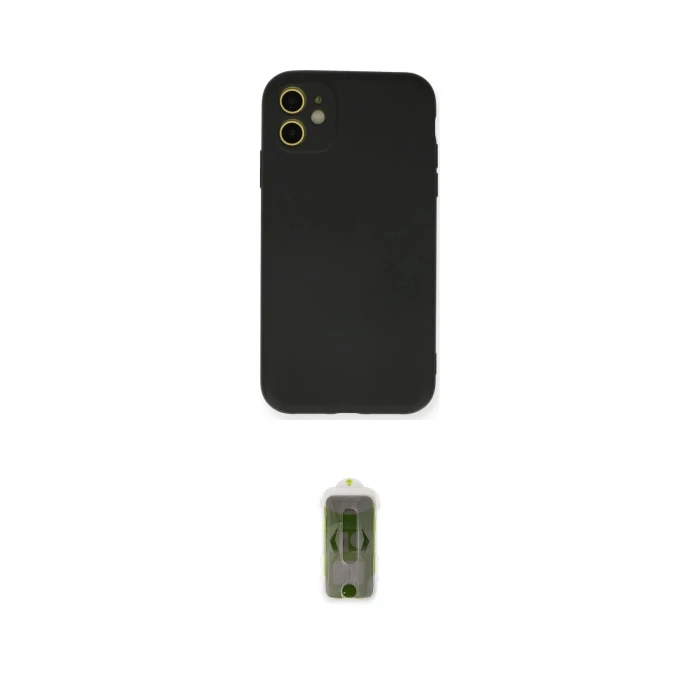 ieg™ iPhone 11 Kılıf Ahenk Serisi - Siyah Joko Magic 5D Hayalet Cam