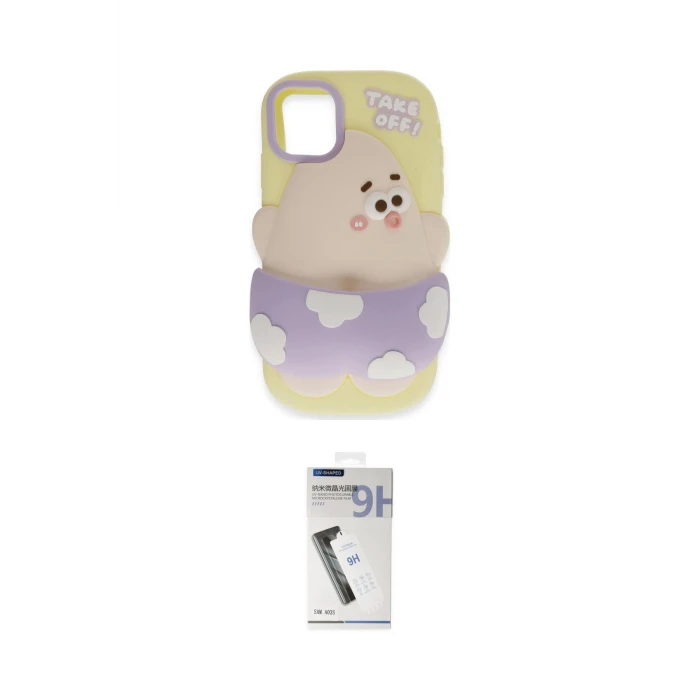 ieg™ iPhone 11 Kılıf Akış Yansıma - Şeffaf Uv Polymer Nano Ekran Koruyucu