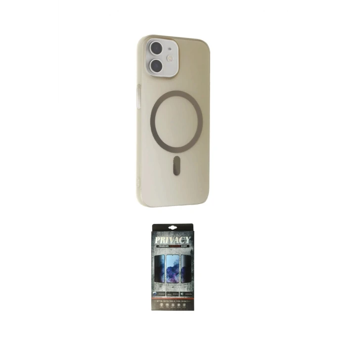 ieg™ iPhone 11 Kılıf Çekirdek Modern Prime - Siyah 34D Hayalet Izgaralı Cam